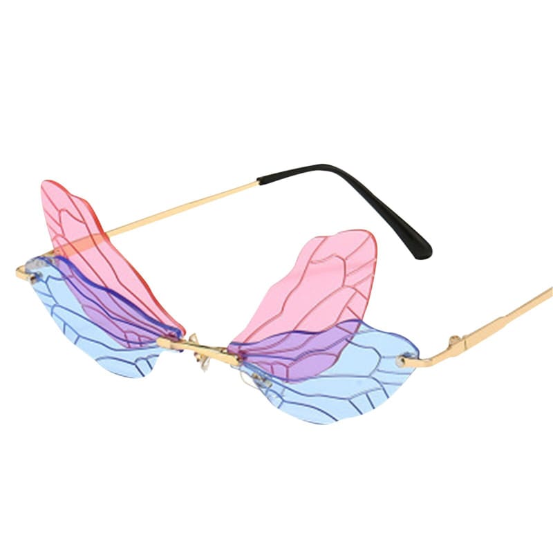Glasses Butterfly Wings