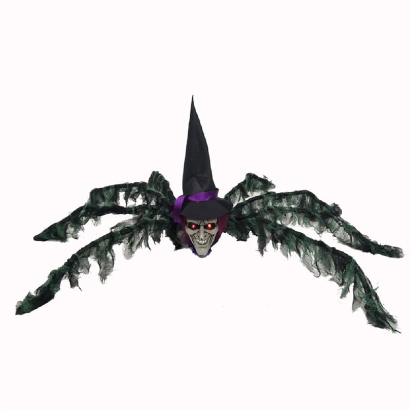 Spider Animated 126cm Witch Head DNR