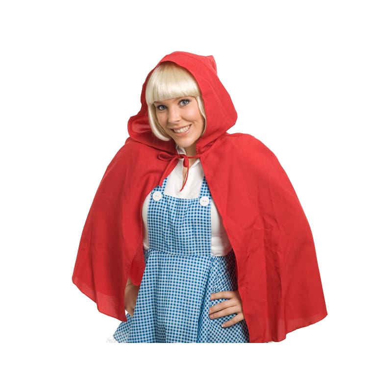 Cape Adult Red Riding Hood Hooded