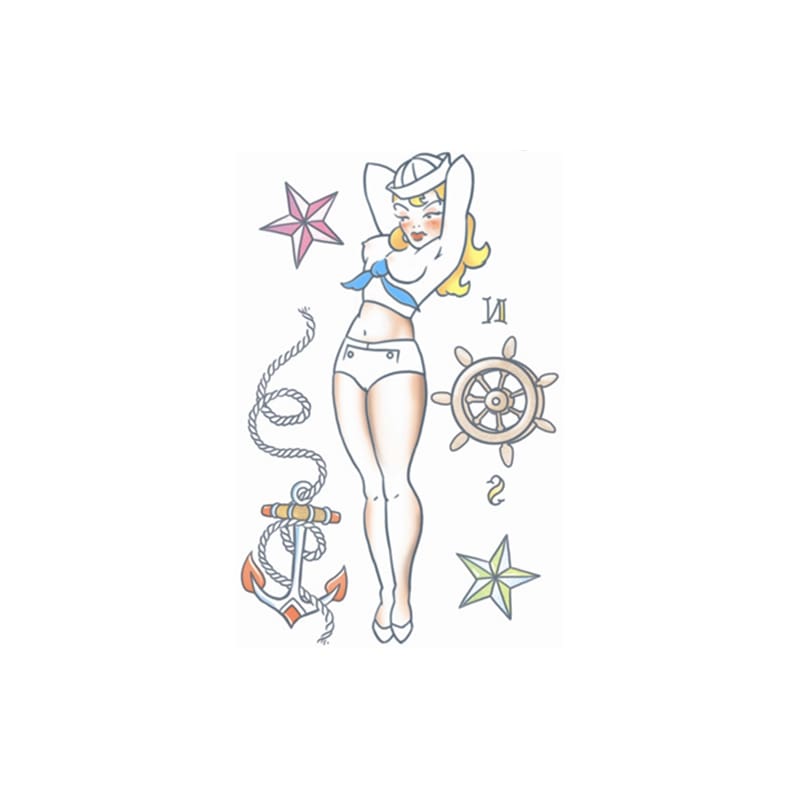 Tattoo Sailor Girl Pin Up