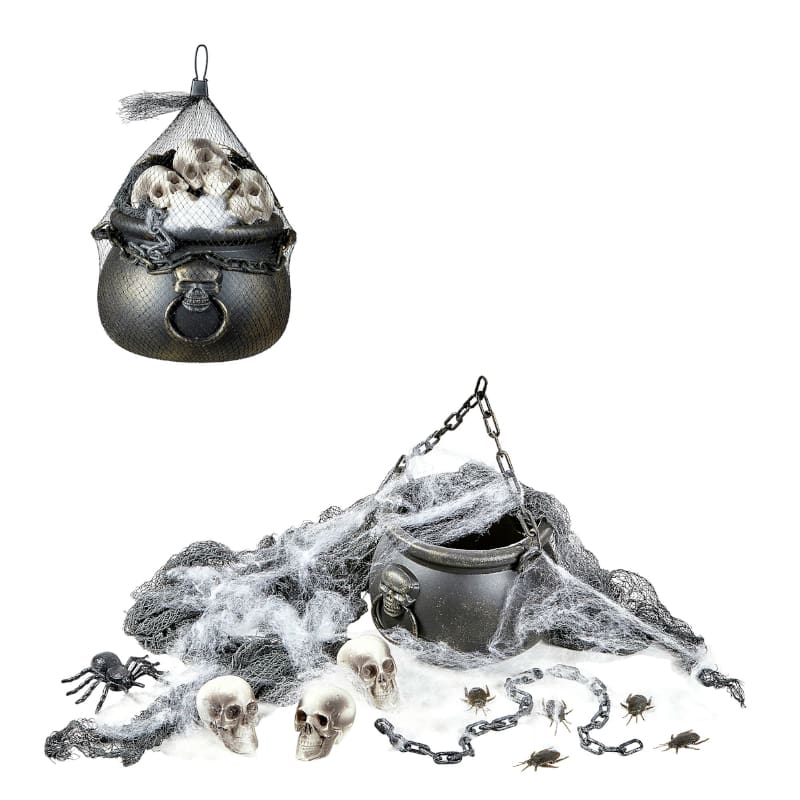 Cauldron Kit Skulls Spiderweb