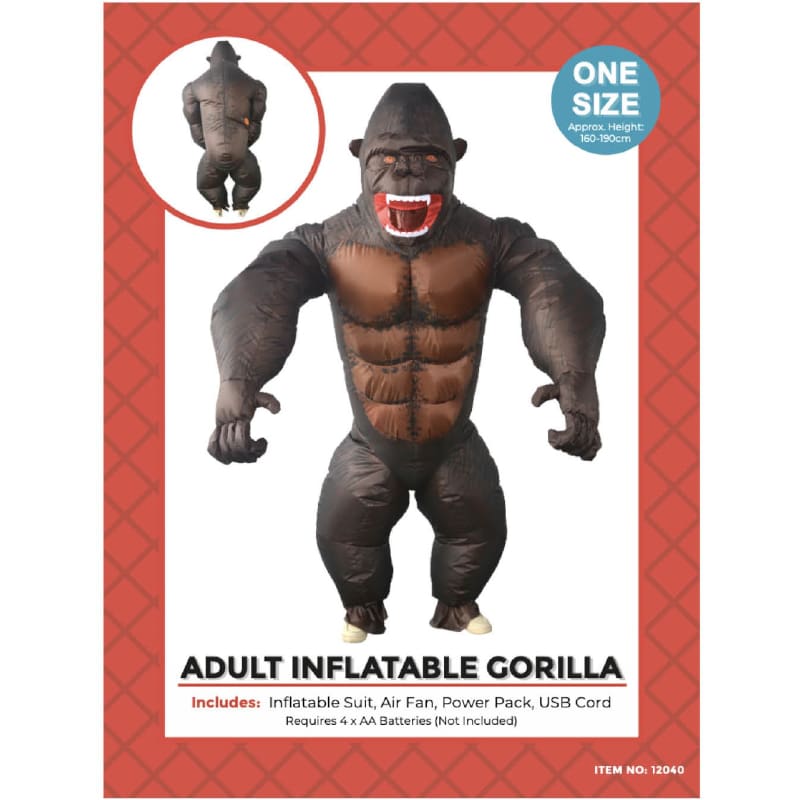 Costume Adult Inflatable Gorilla