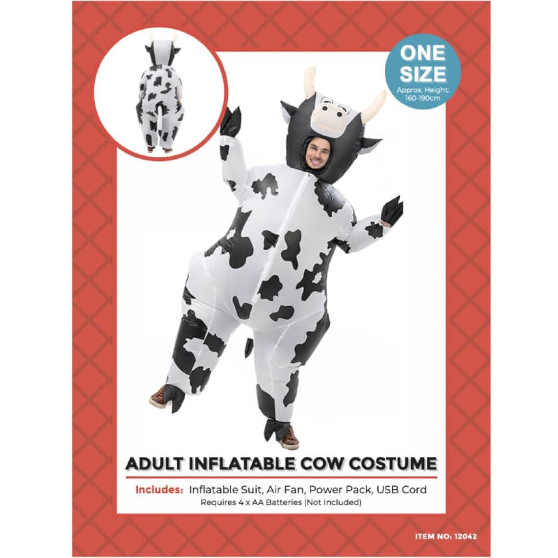 Costume Adult Inflatable Cow