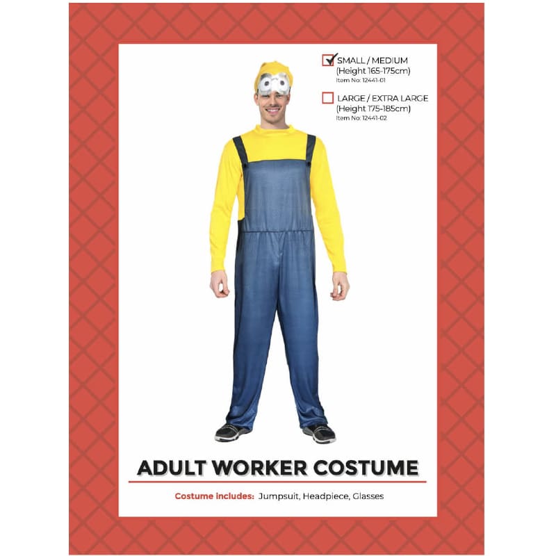 Costume Adult Minion LXL