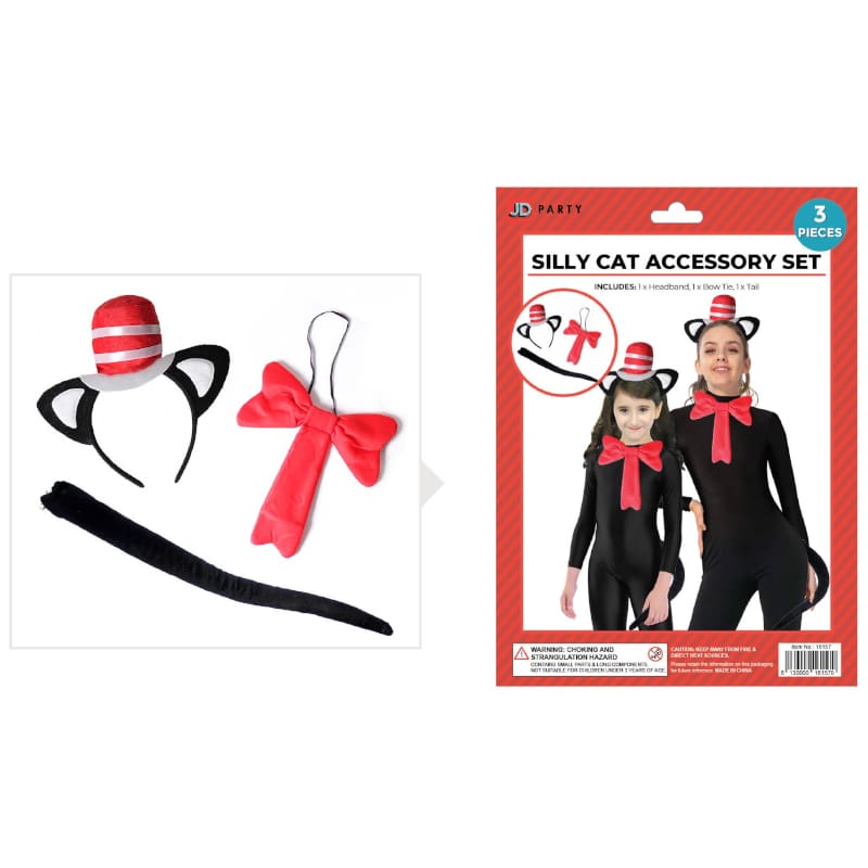 Dress Up Kit Cat In The Hat Silly Cat