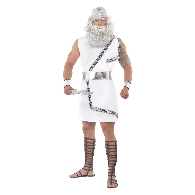 Costume Adult Zeus White M