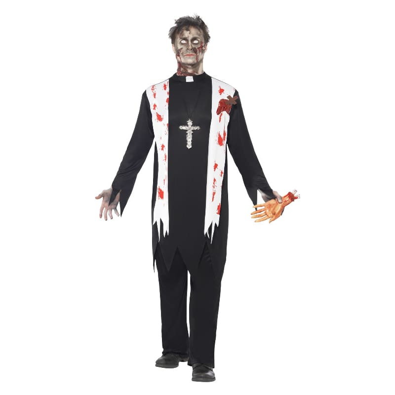 Costume Adult Zombie Priest Father M