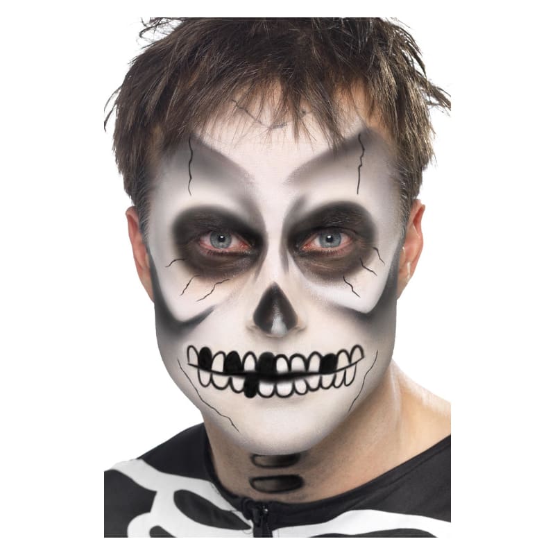 Makeup Base Black and White Skeleton