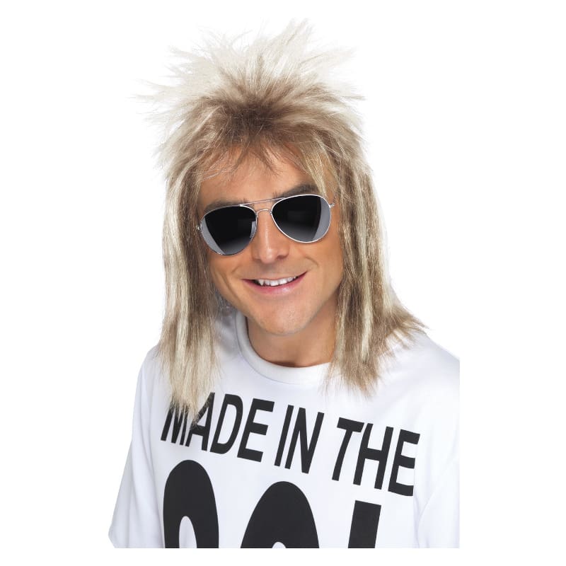 Wig Mullet Ash Blonde Brown