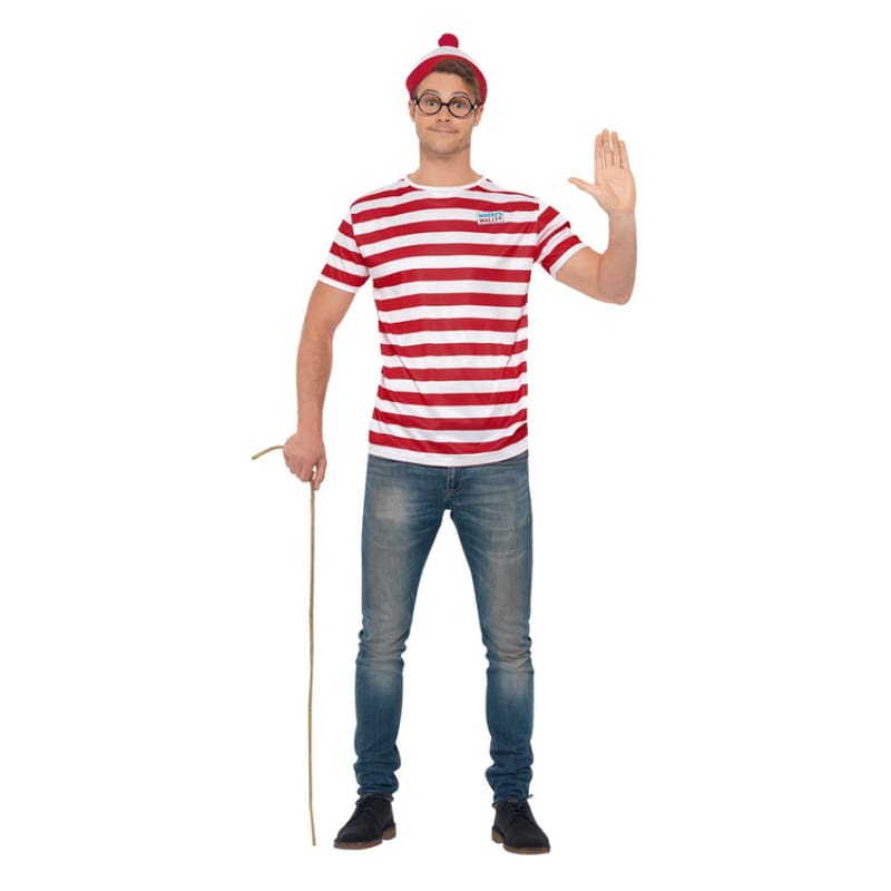 Costume Adult Where's Wally Kit M NLA