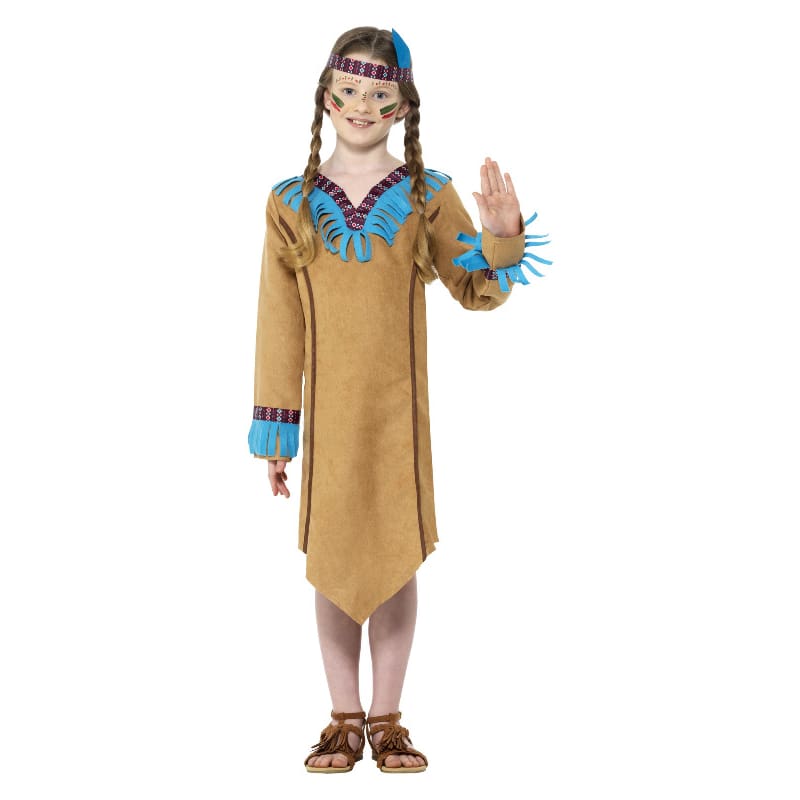 Costume Child Indian Native Girl M DNR