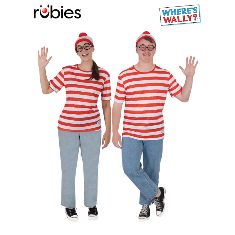 Costume Adult Where's Wally M