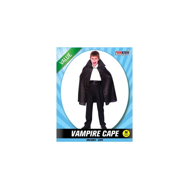 Cape Vampire Child Black