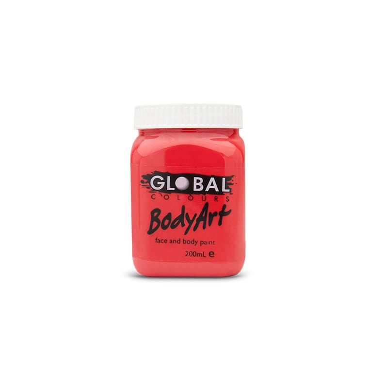 Face Paint 200ml Red Global