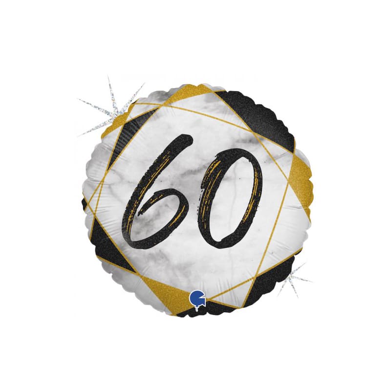 Foil 45cm 60 Marble Black