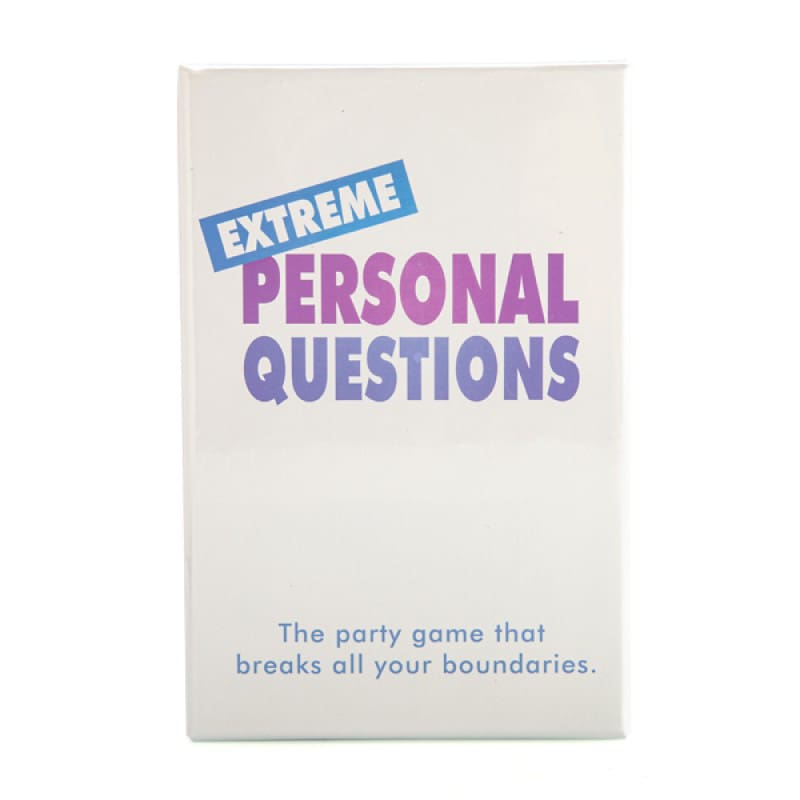 Card Game Extreme Personal Questions
