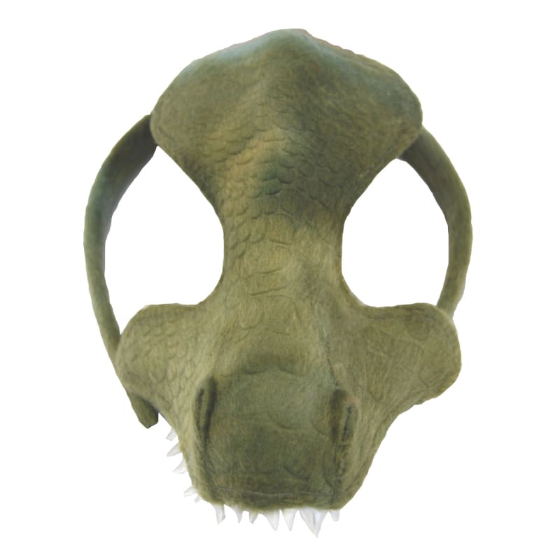 Mask Dinosaur Green on Headband