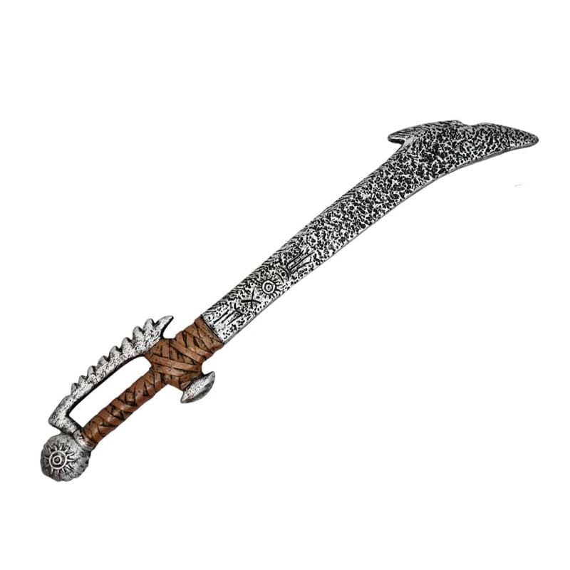Sword Hooked Leather Look Handle 83cm