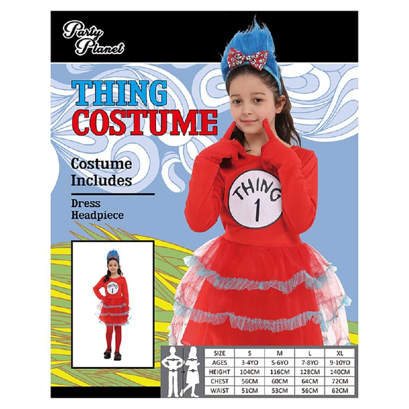 Costume Child Thing 2 Dress M