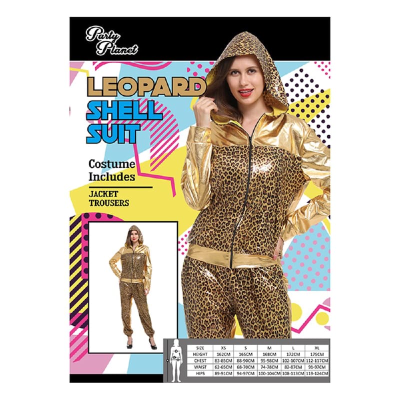 Costume Adult Leopard Shell Suit M