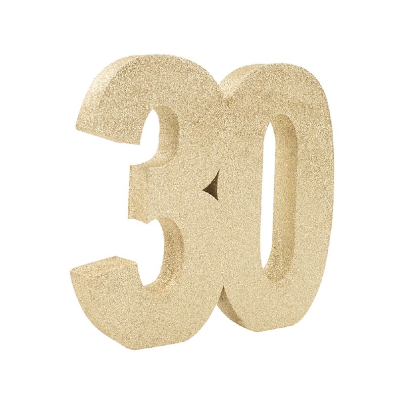 Table Decoration 30 Gold 20cm