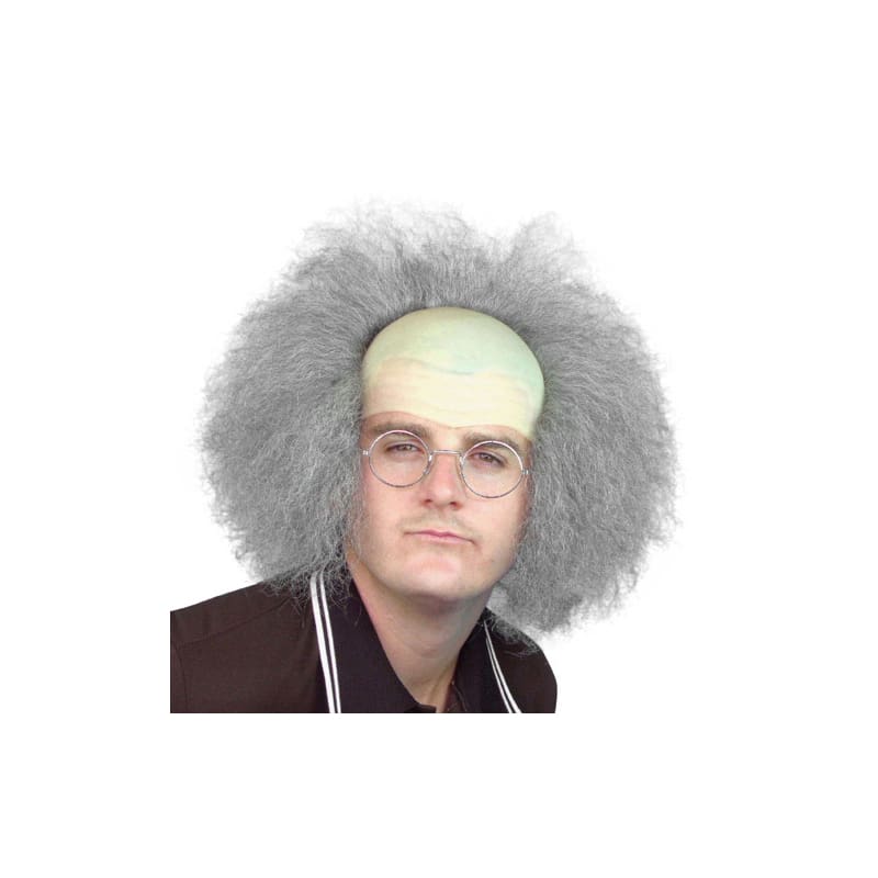 Wig Old Man Bold Top Grey Sides Premium