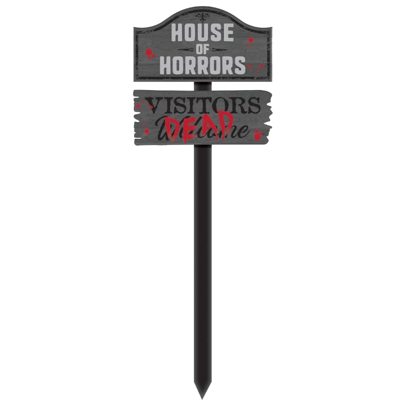 Yard Stake House of Horrors 86cm