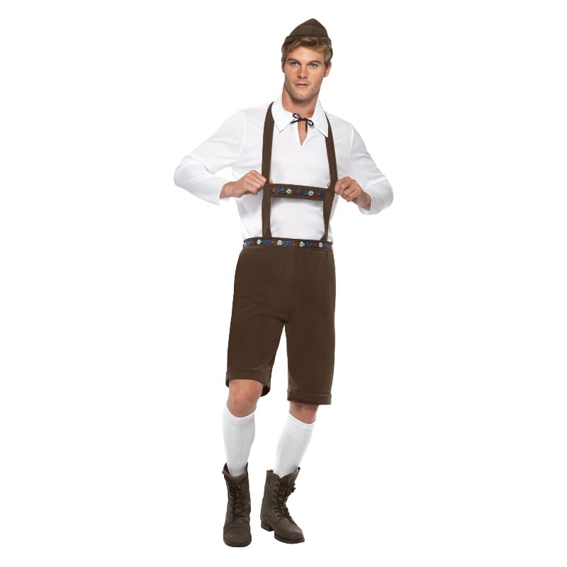 Costume Adult Bavarian Man Brown M