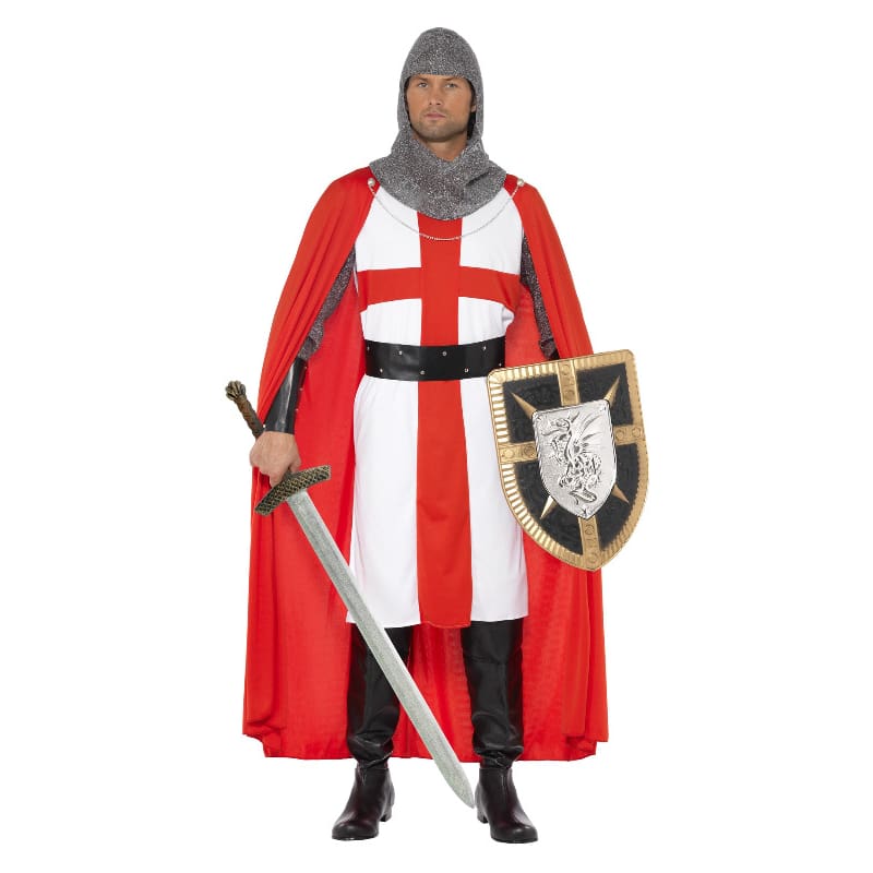 Costume Adult Knight St George Red