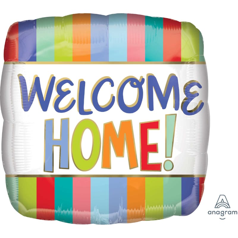Foil 45cm Welcome Home Stripes