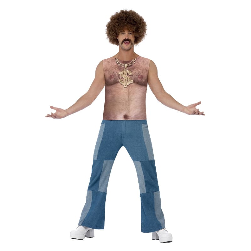 Costume Adult Realistic Hairy Chest M