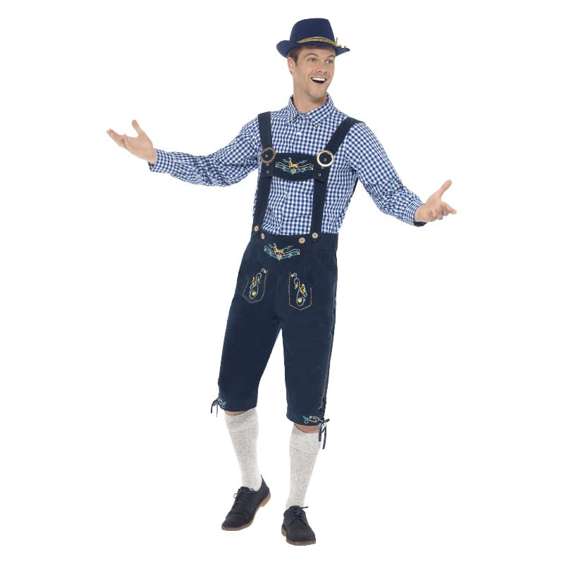 Costume Adult Oktoberfest Rutger Blue M