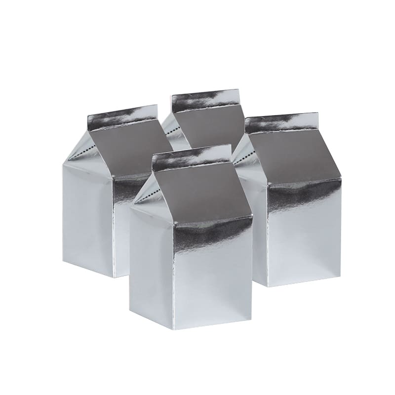 Milk Box Metallic Silver Pk10 NLA
