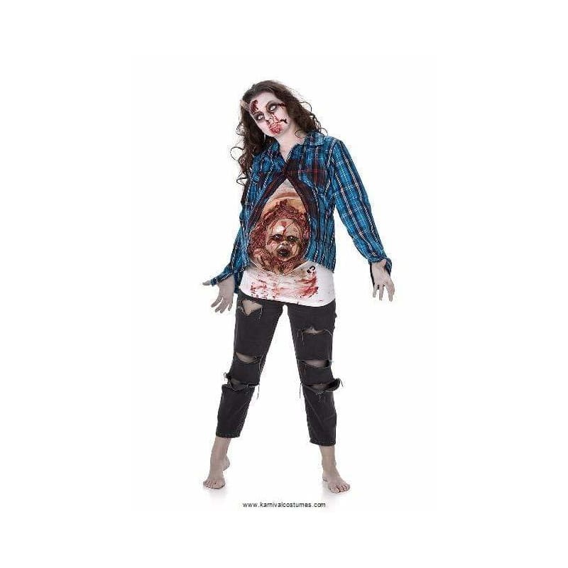 Costume Adult Zombie Baby Face M