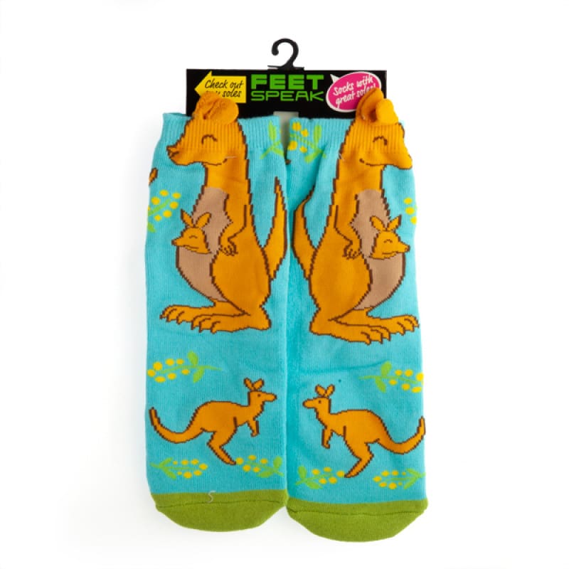 Socks Feet Speak Kangaroos