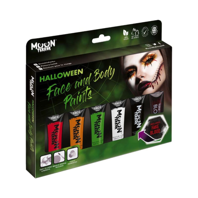 Face Paint Halloween Set with Blood Moon