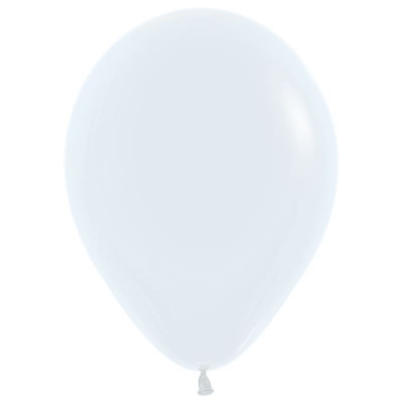 Balloons 30cm Matte White Pk25