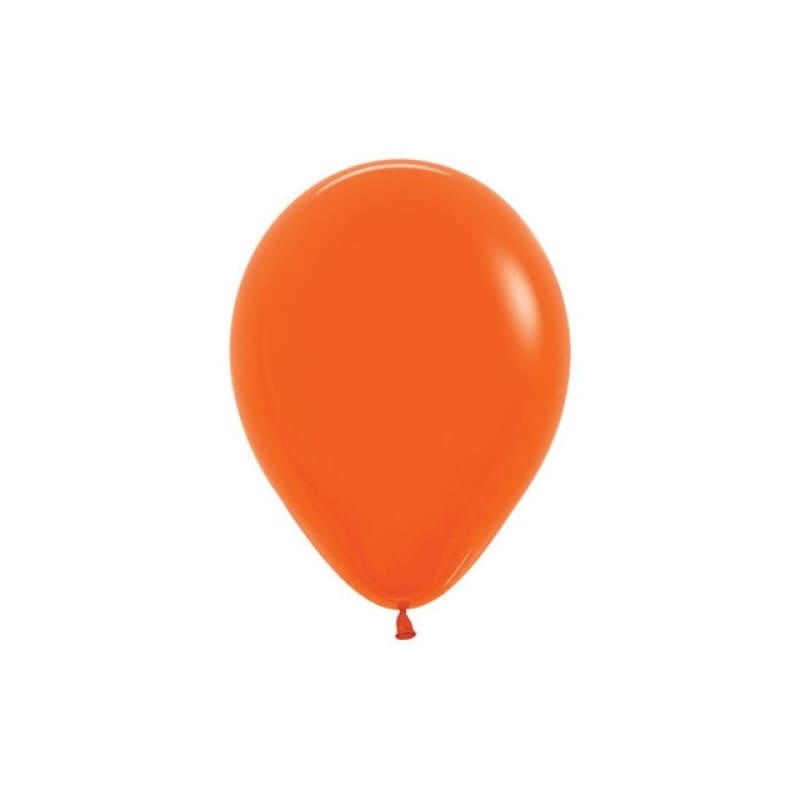 Balloons 12cm Matte Orange Pk100