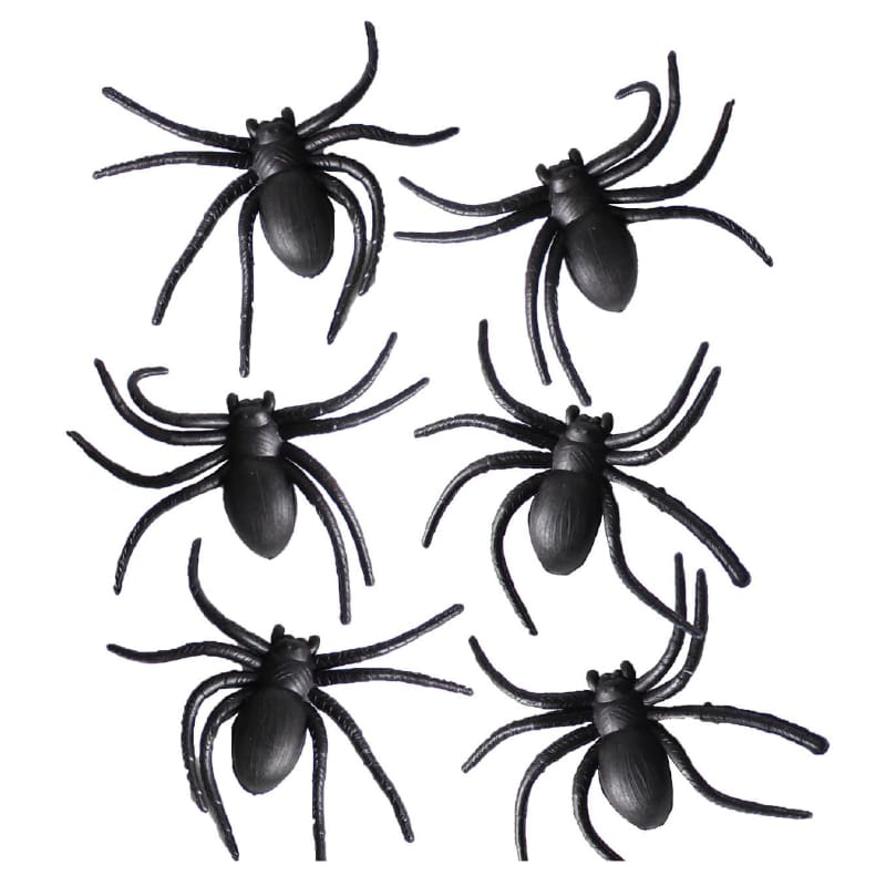 Spiders Black Pk6