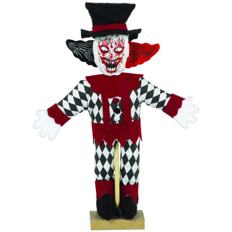 Prop Haunted Clown Standing 30cm DNR