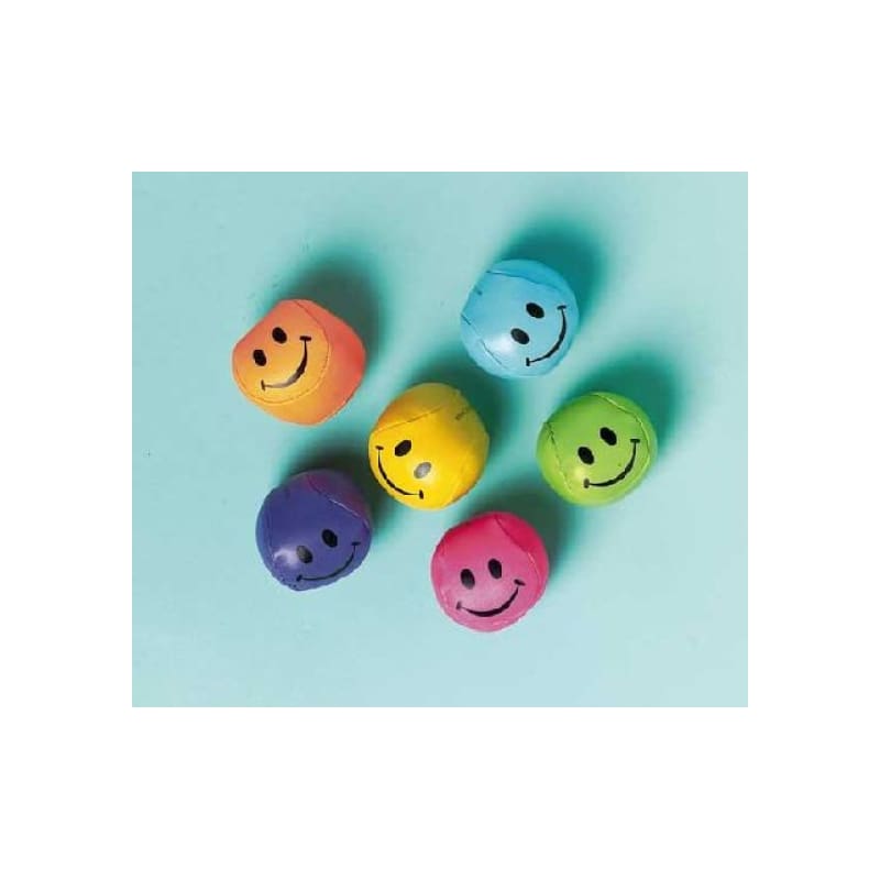 Favours Small Balls Smile Assorted Pk12