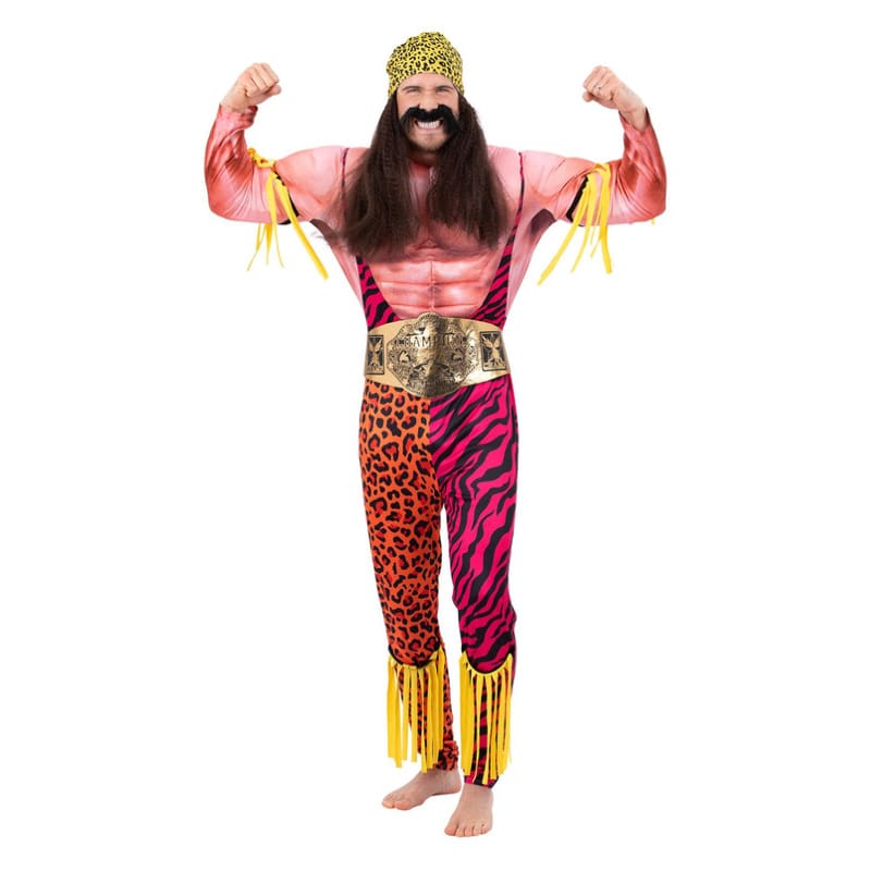 Costume Adult Wrestler Deluxe M
