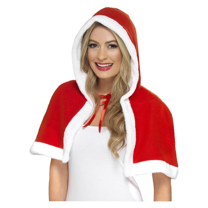 Cape Mini Mrs Clause with Hood