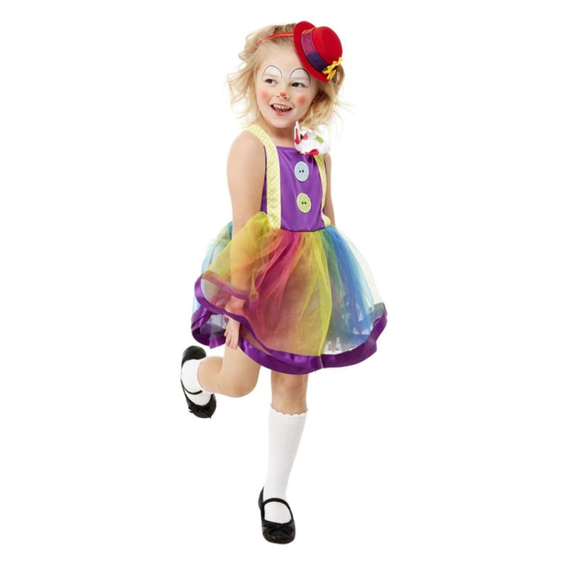 Costume Child Toddler Clown Girl T2