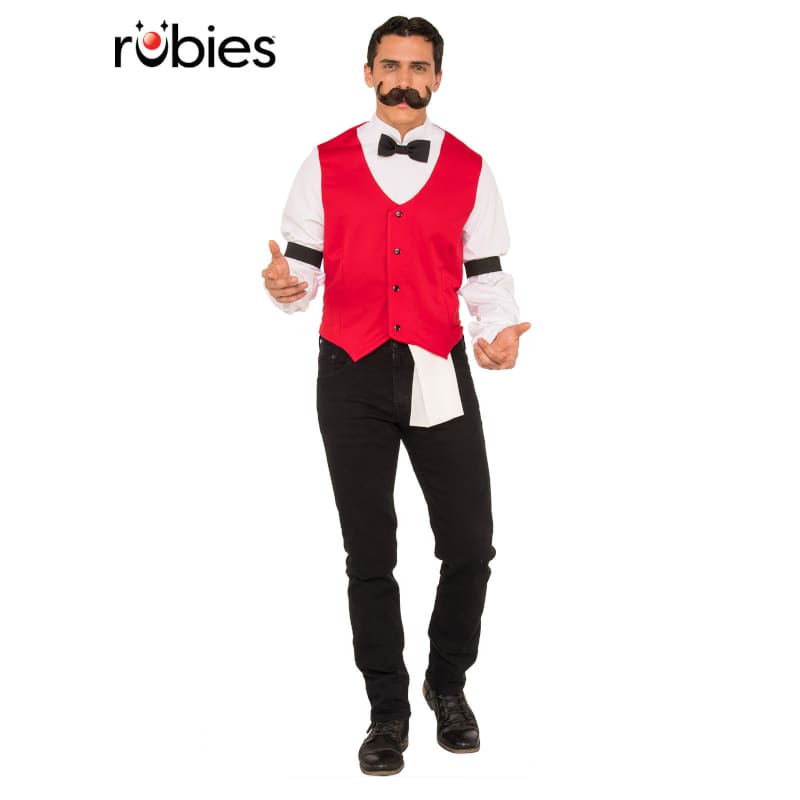 Costume Adult Bartender Red M