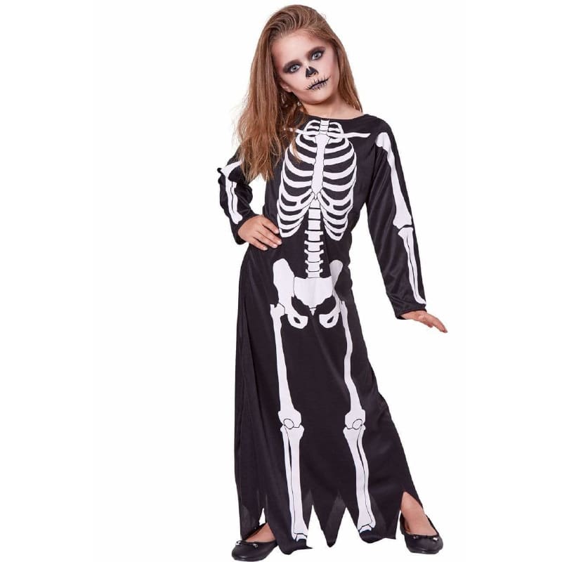 Costume Child Skeleton Girl M