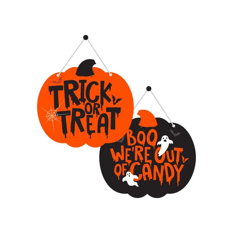 Door Sign Trick or Treat Candy