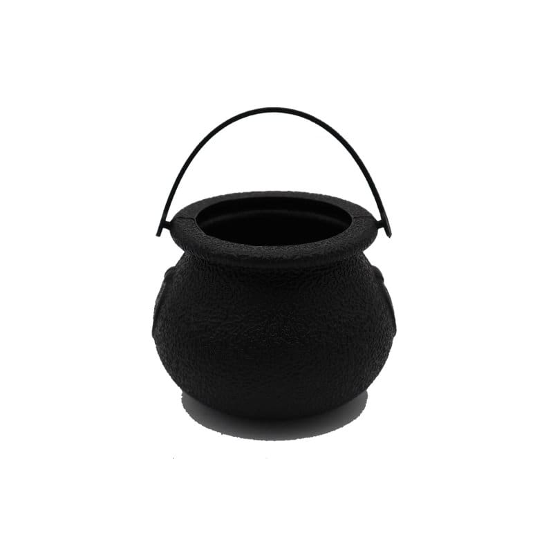Treat Basket Cauldron Black Pk6