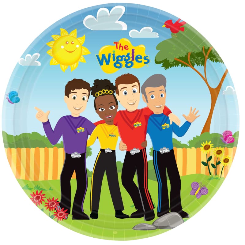 Wiggles Dinner Plates 23cm Pk8