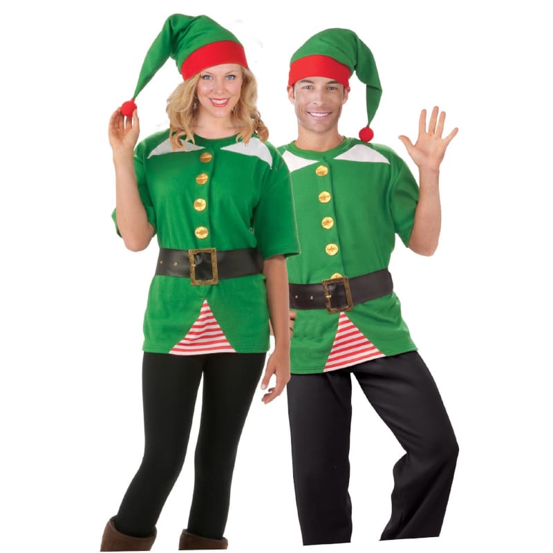 Costume Adult XMAS Shirt Jolly Elf